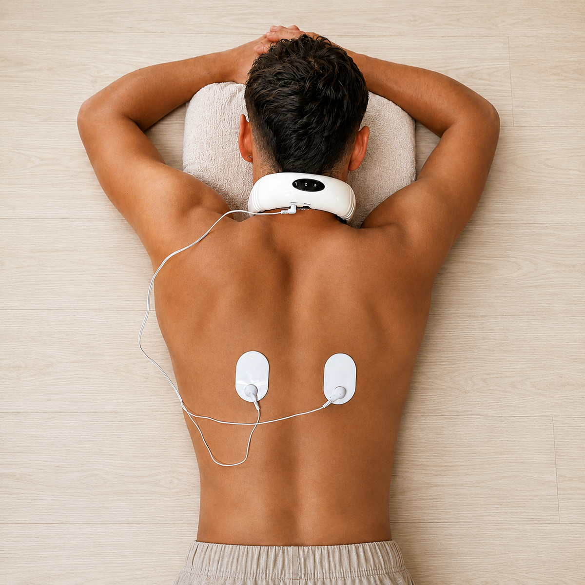 Masajeador de cuello y espalda electromagnético